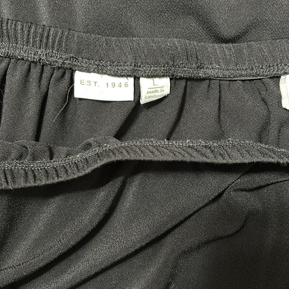 Cato Women’s Polyester Black Skirt w Buttons Size L - Picture 7 of 8